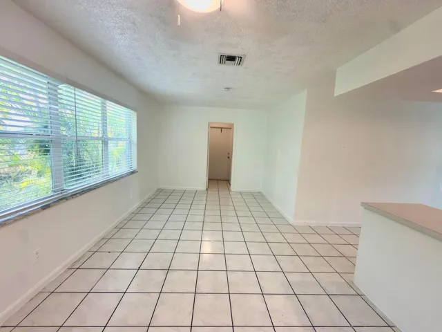 dining area view to laundry room