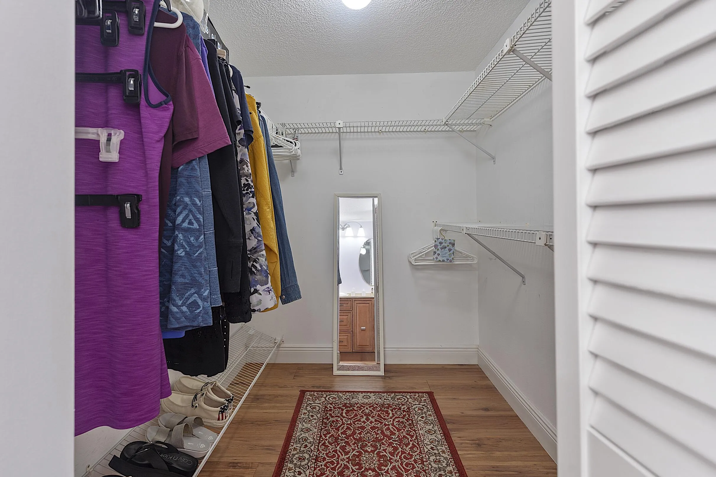 One of 2 walk-in-closets