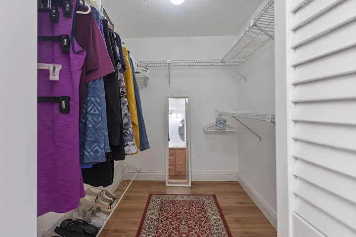 One of 2 walk-in-closets