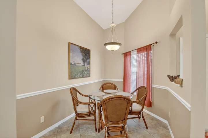 breakfast area