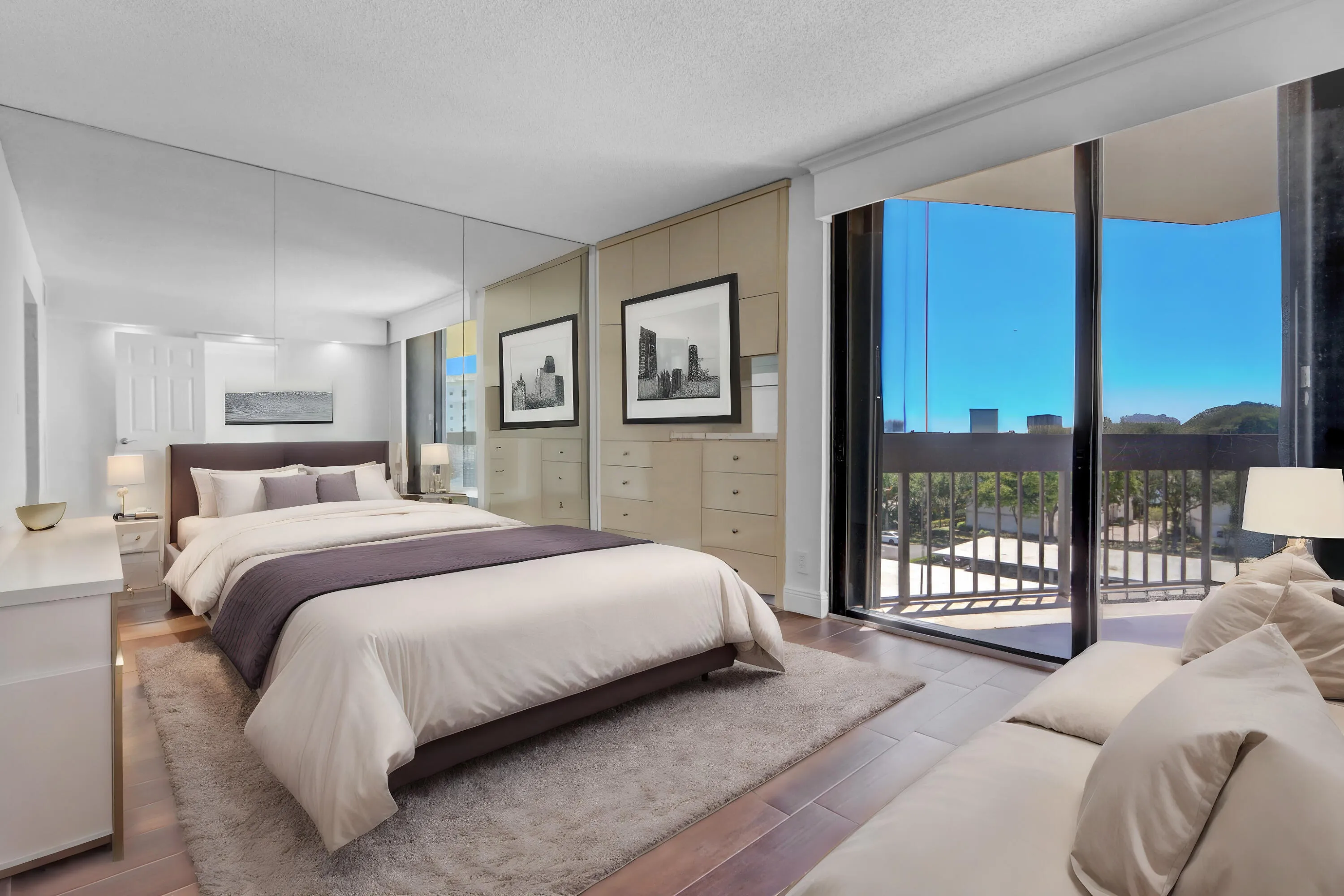 Bedroom Sample Virtual Staged
