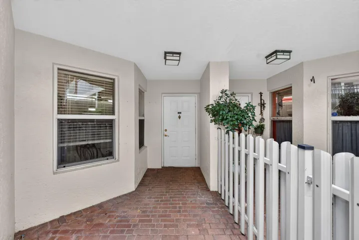 Private Gated Front Patio