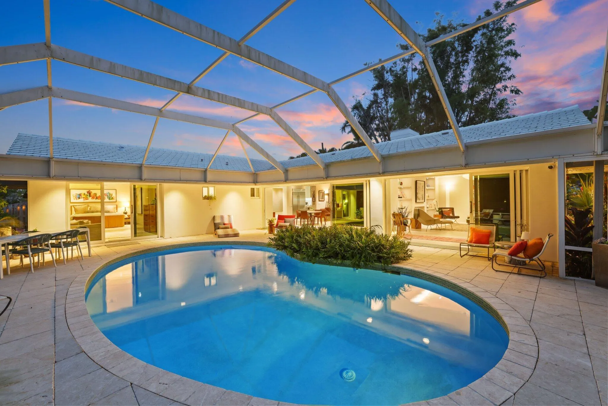 Screened In Pool