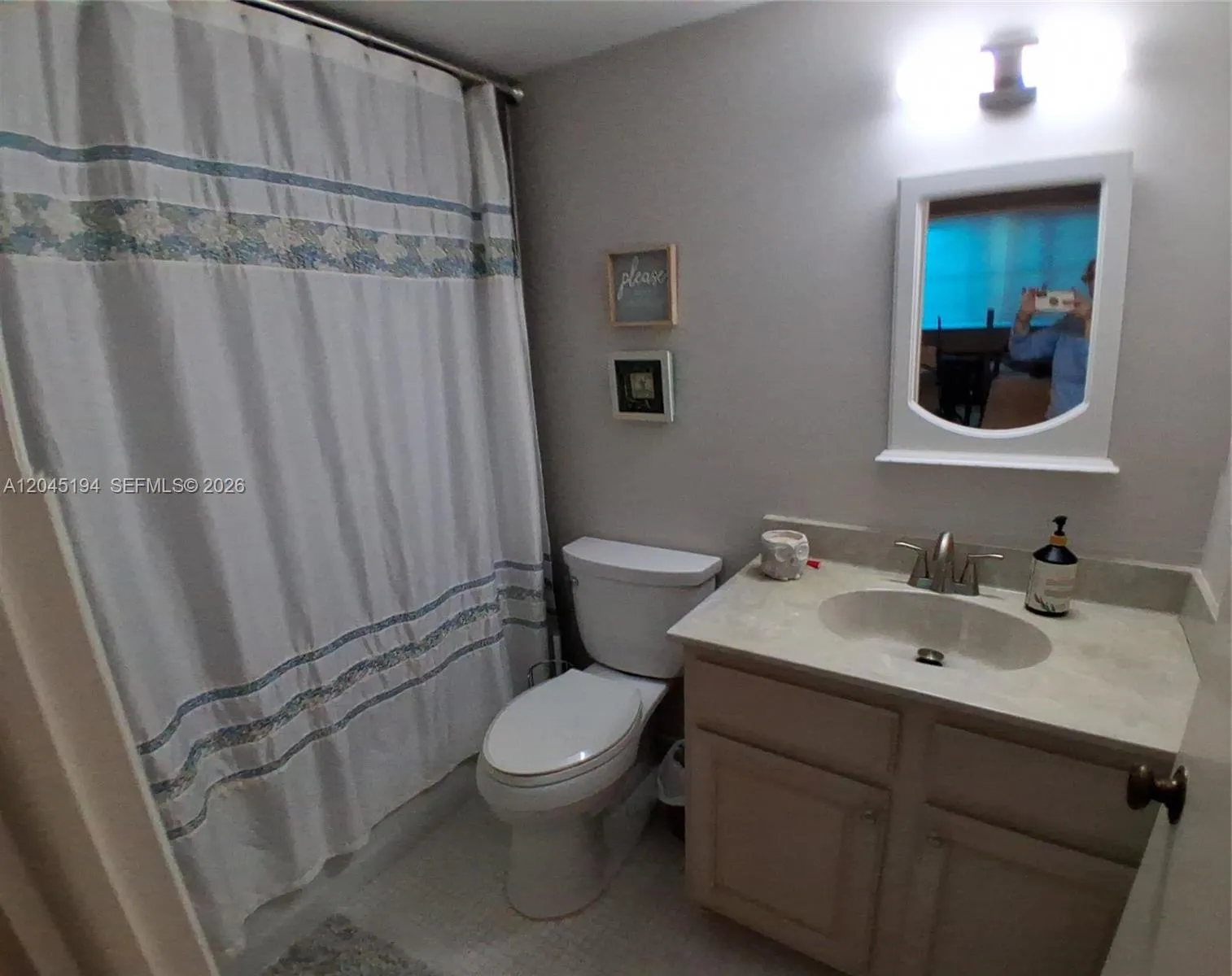 Front Bathroom with Tub & shower