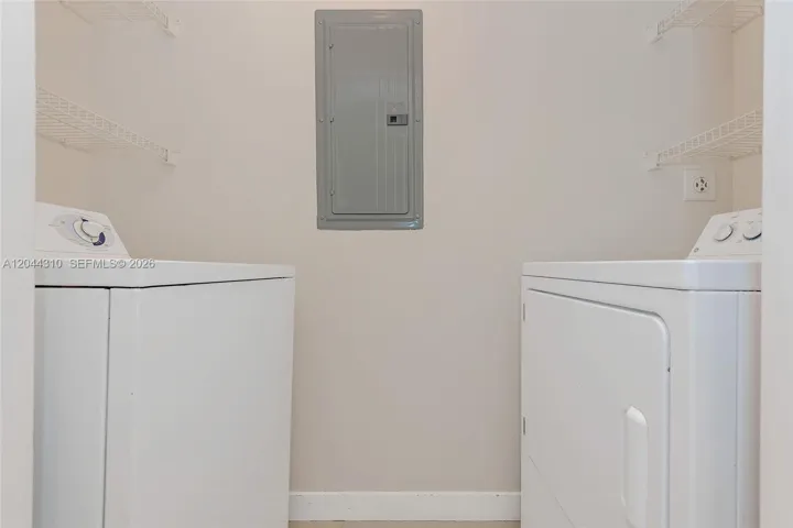 full-size washer & dryer