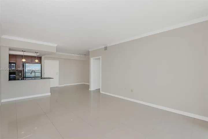 view to open kitchen