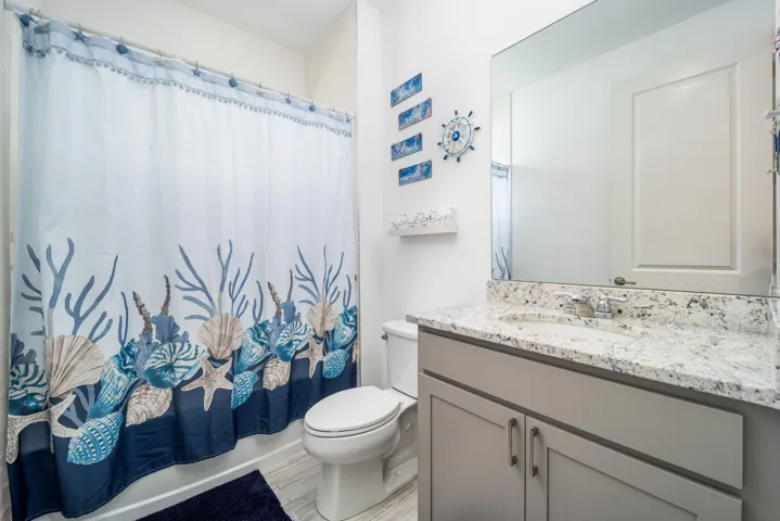 Guest Bathroom with Shower and Bathtub