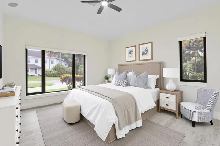 Virtually Staged Main Level Bedroom 1