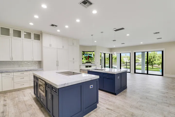 Kitchen with Double Island