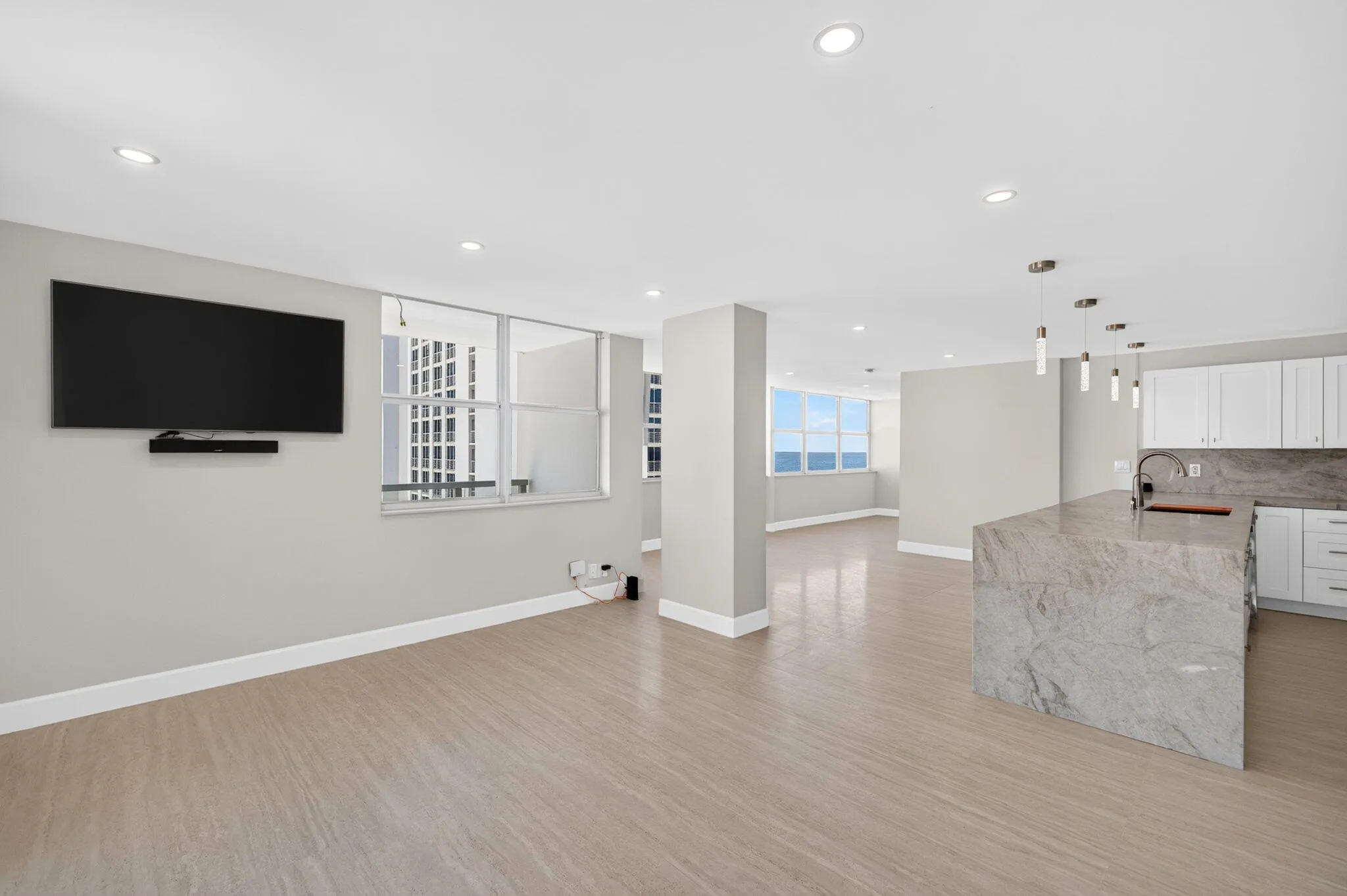 Spacious floor plan