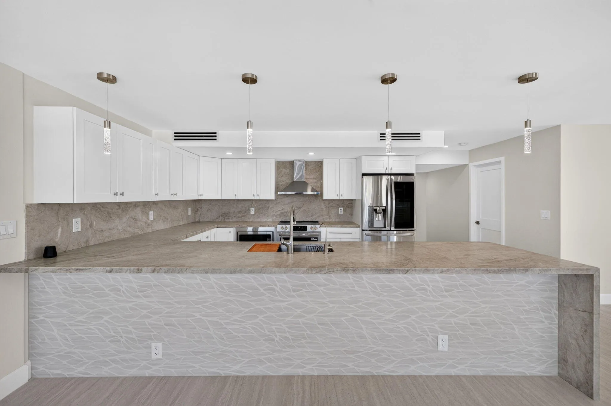 Kitchen and bar
