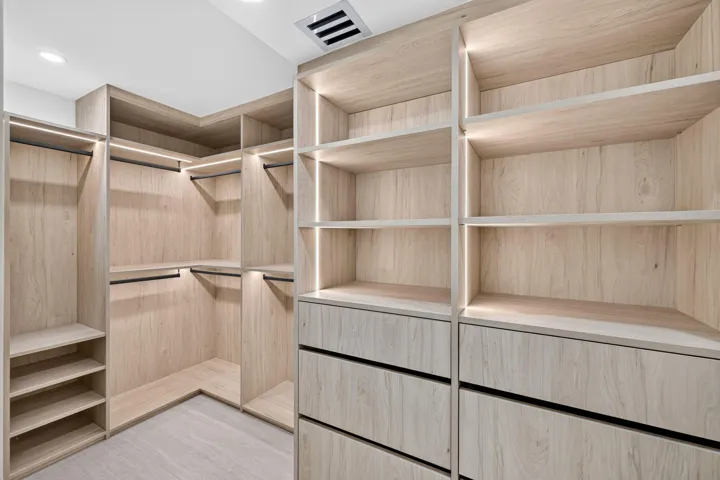 Primary walk in closet