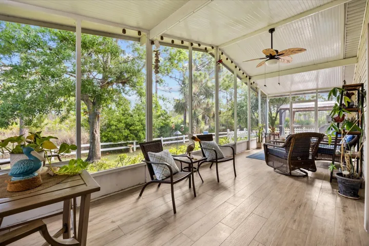 31' tiled lanai overlooking Savannas State Park Preserve
