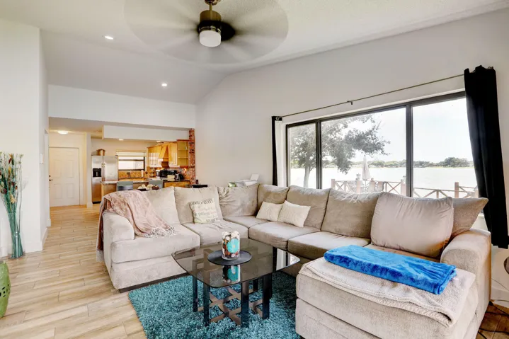 Living Area and Kitchen