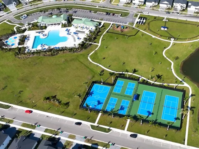 Central Park Amenity Center Aerial