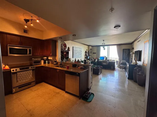 Kitchen and Living Room