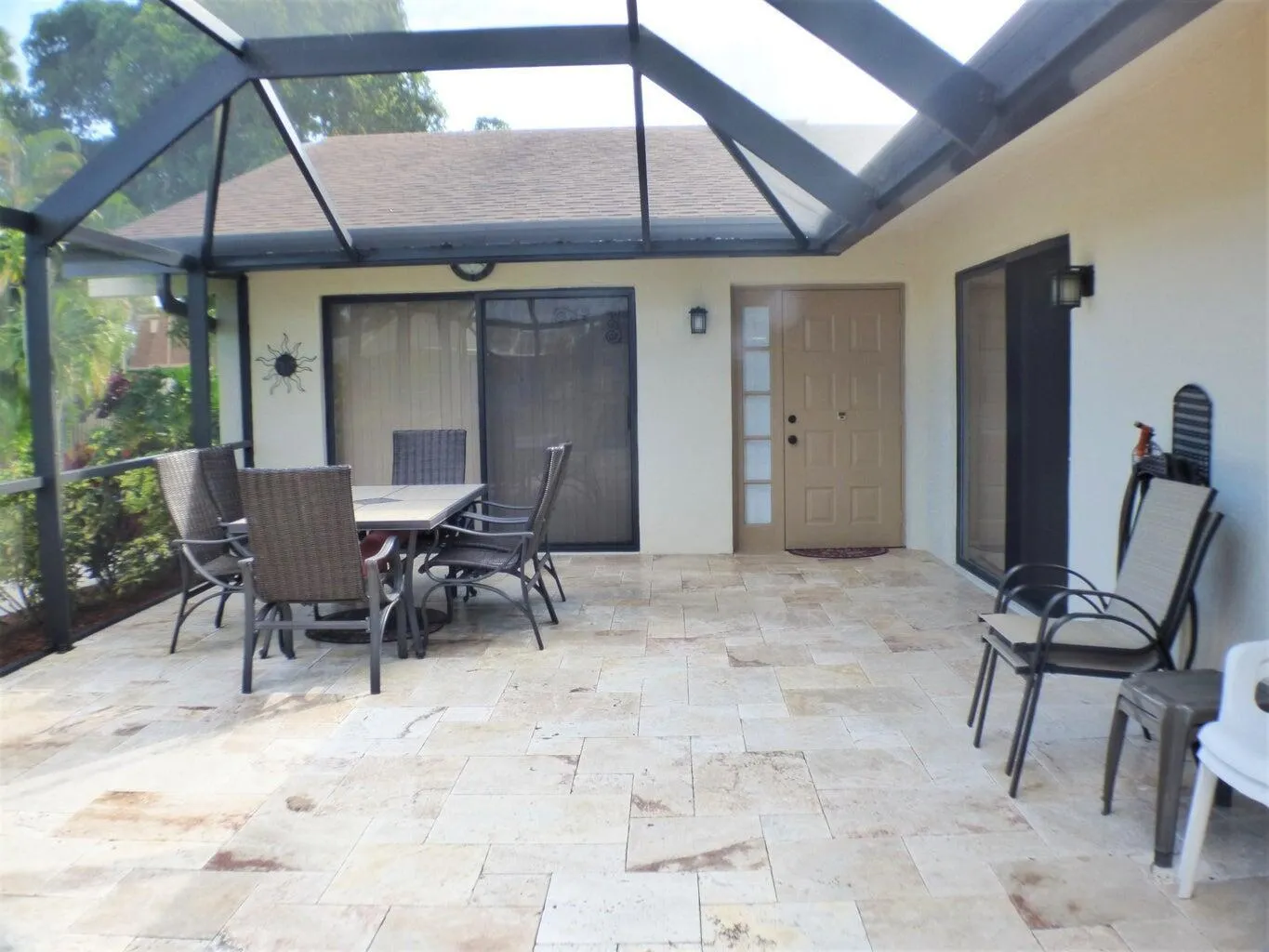 Screened patio