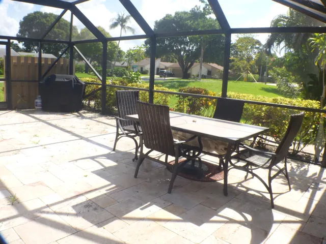 Screened patio