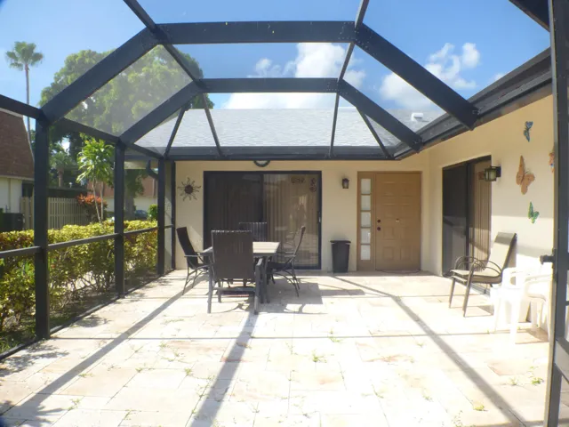 Screened patio