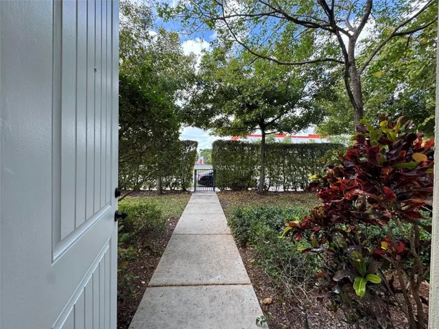 Private Rear entrance from back yard
