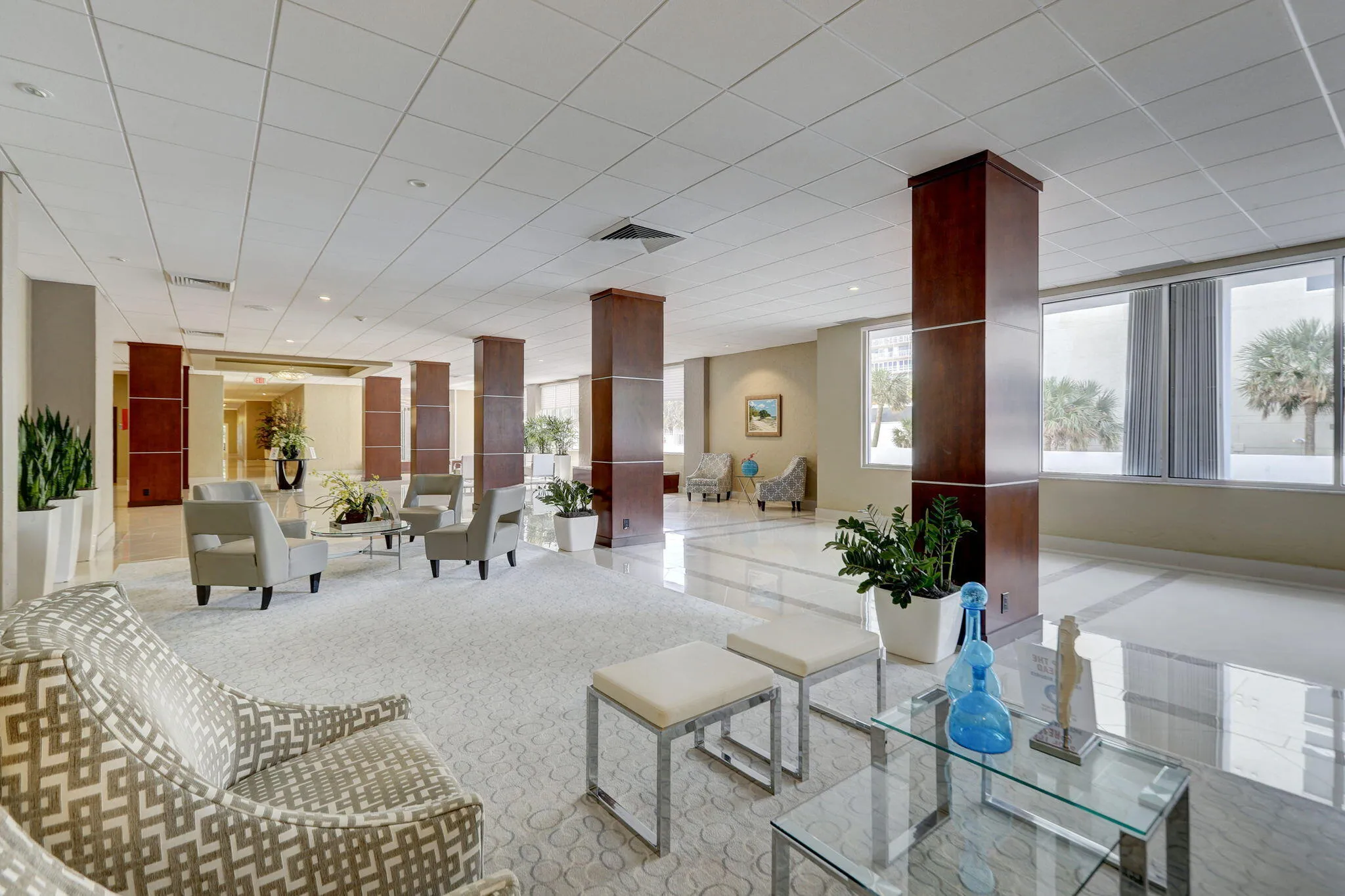 Management is on site just off the lobby