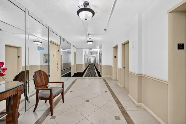 Entry to the 12th floor off the elevator