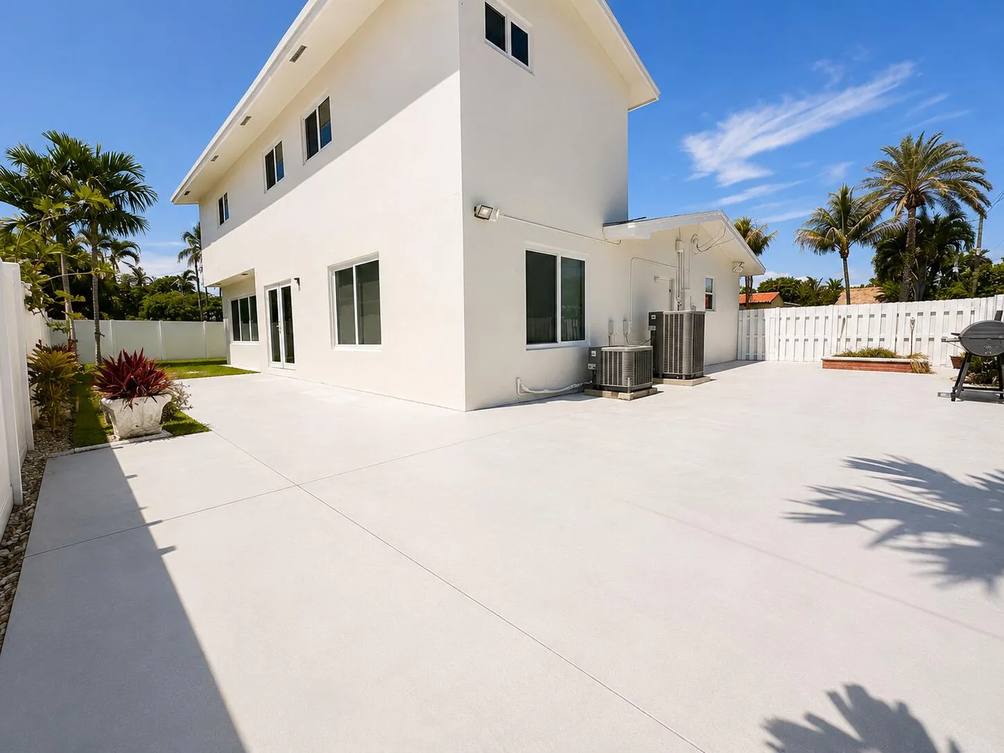 Backyard patio