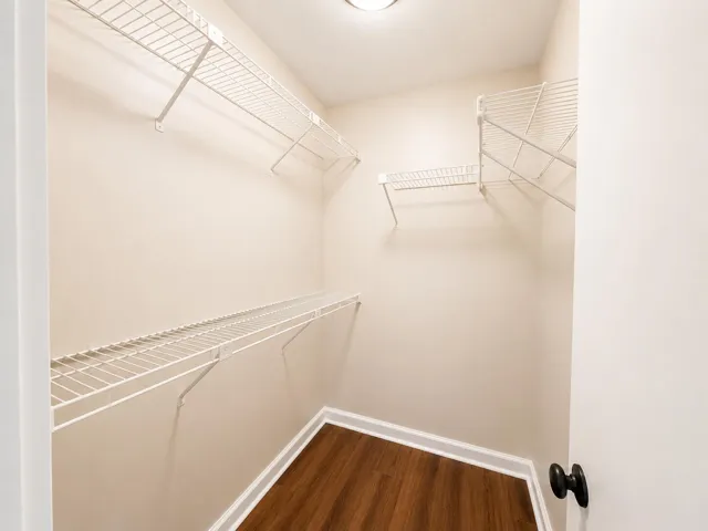Upstairs master closet