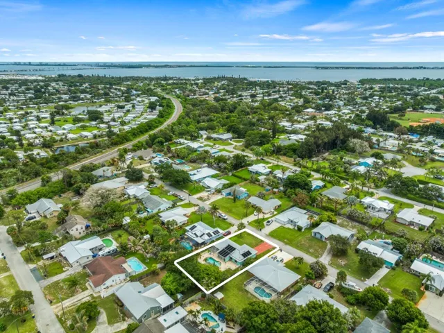 Aerial view of Coveted RIO section of Jensen Beach