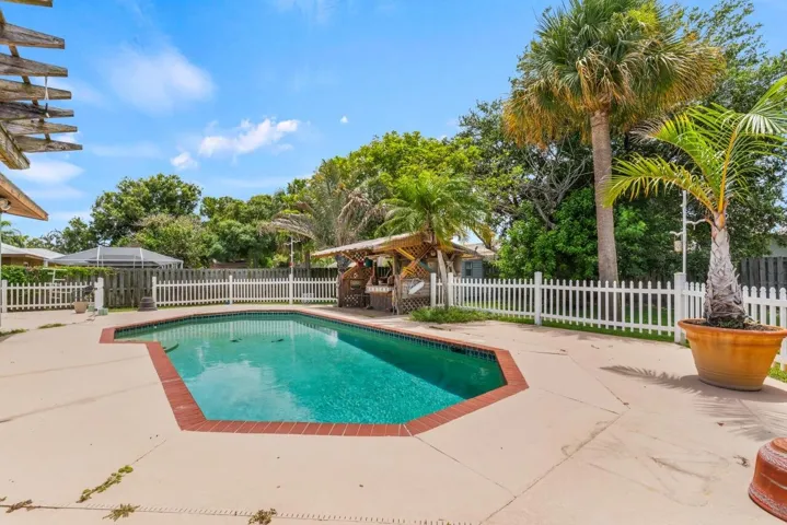 Pool and patio space