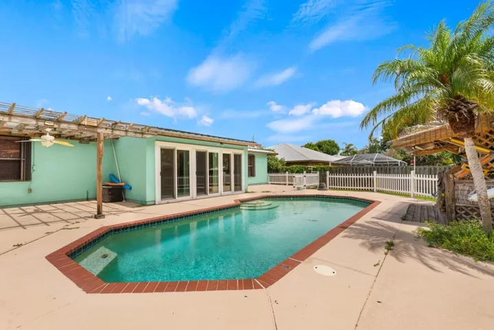 Pool view to back of Home