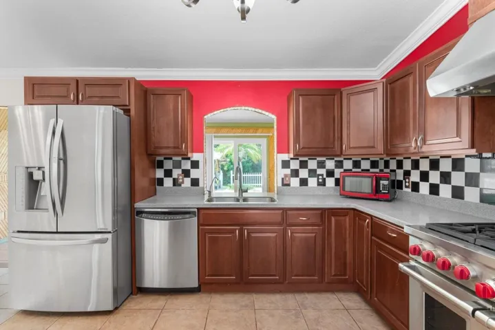 Kitchen with view to Florida room/Galley
