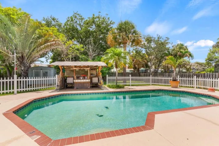 Pool and Tiki bar
