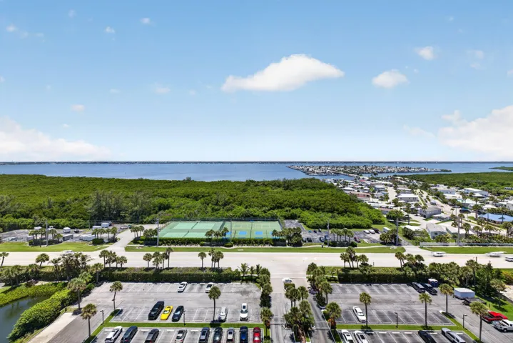 Front view from condo exterior catwalk