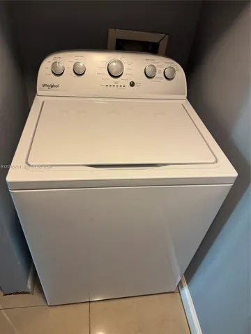 new washer just recently replaced