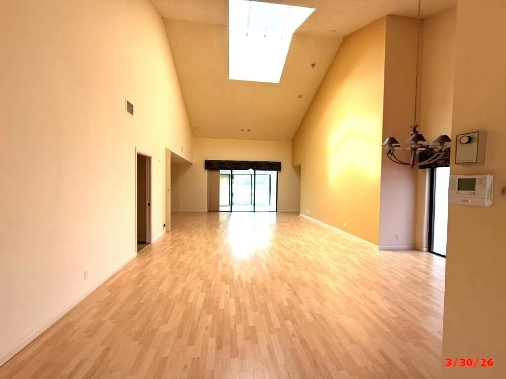View inside front entry (with view of golf cours)