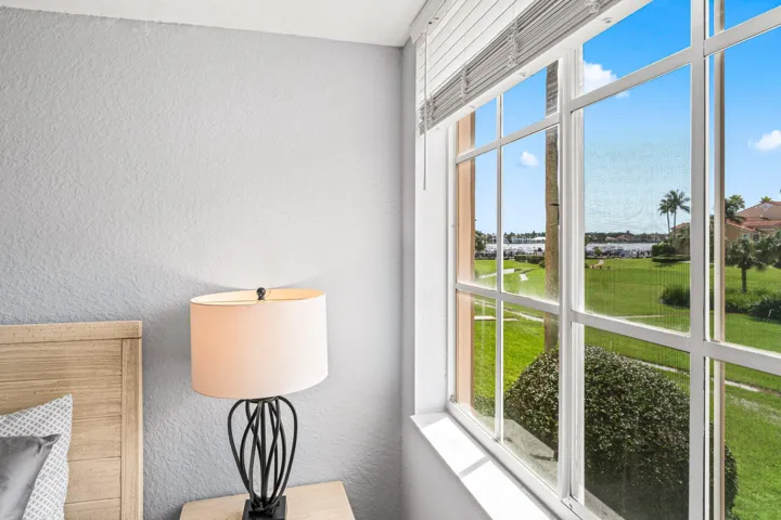 primary suite views to the garden/intracoastal