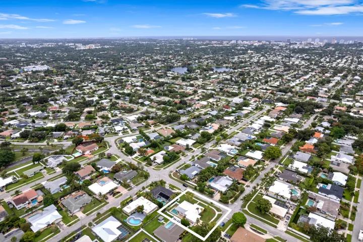 Aerial Neighborhood View