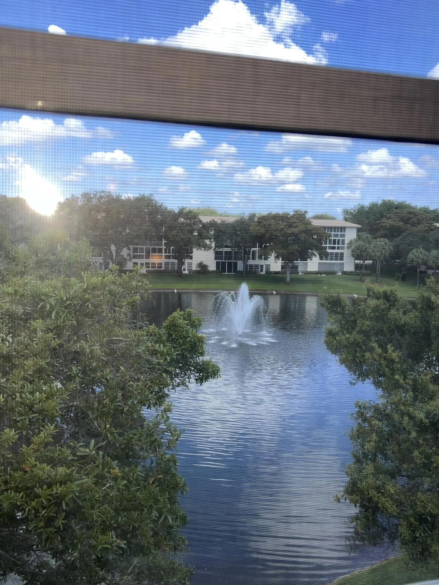 Balcony with View of Lake and Fountain!