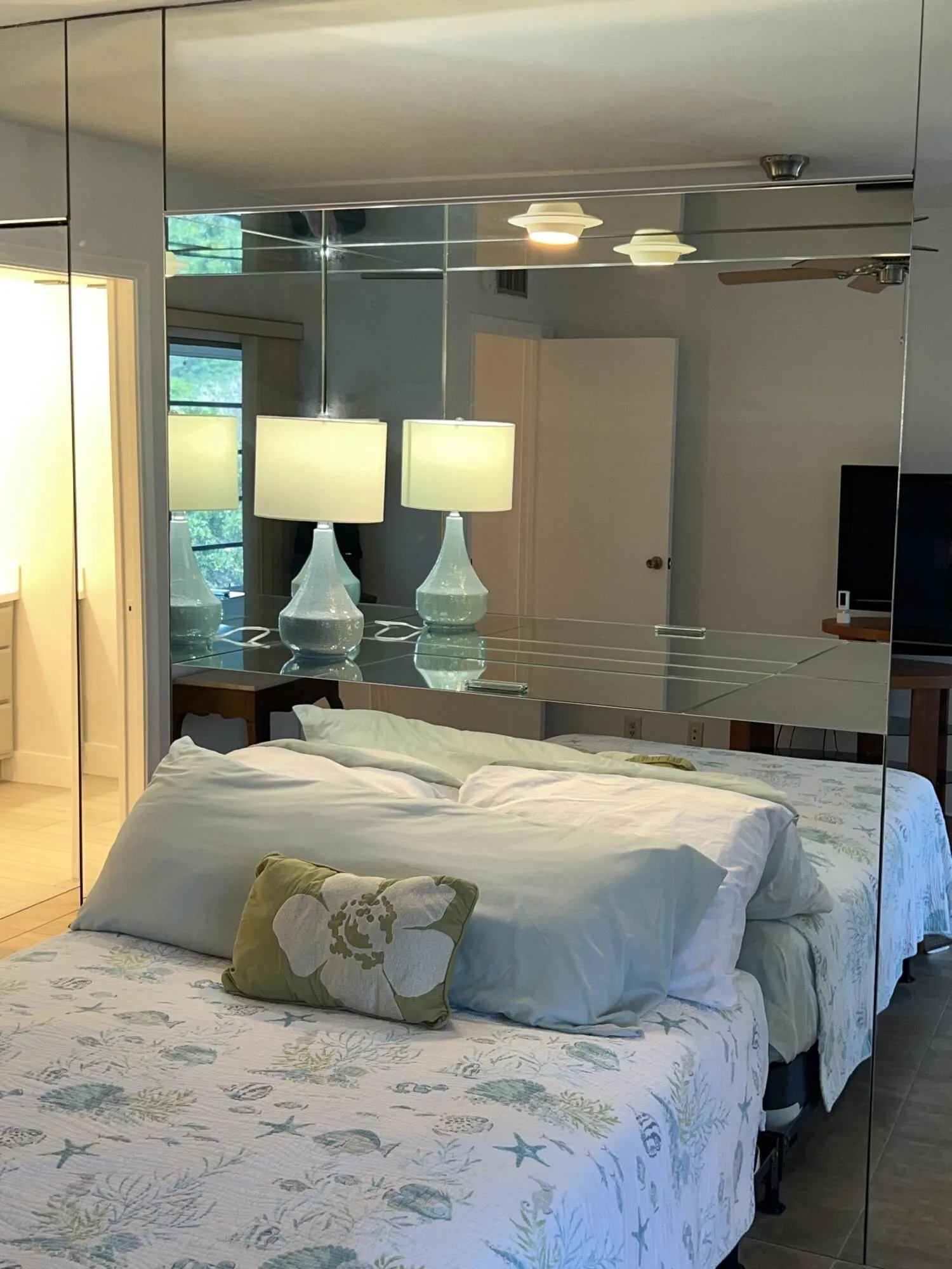 Mater Bedroom with Walk In Closet & 2 Standard Closets