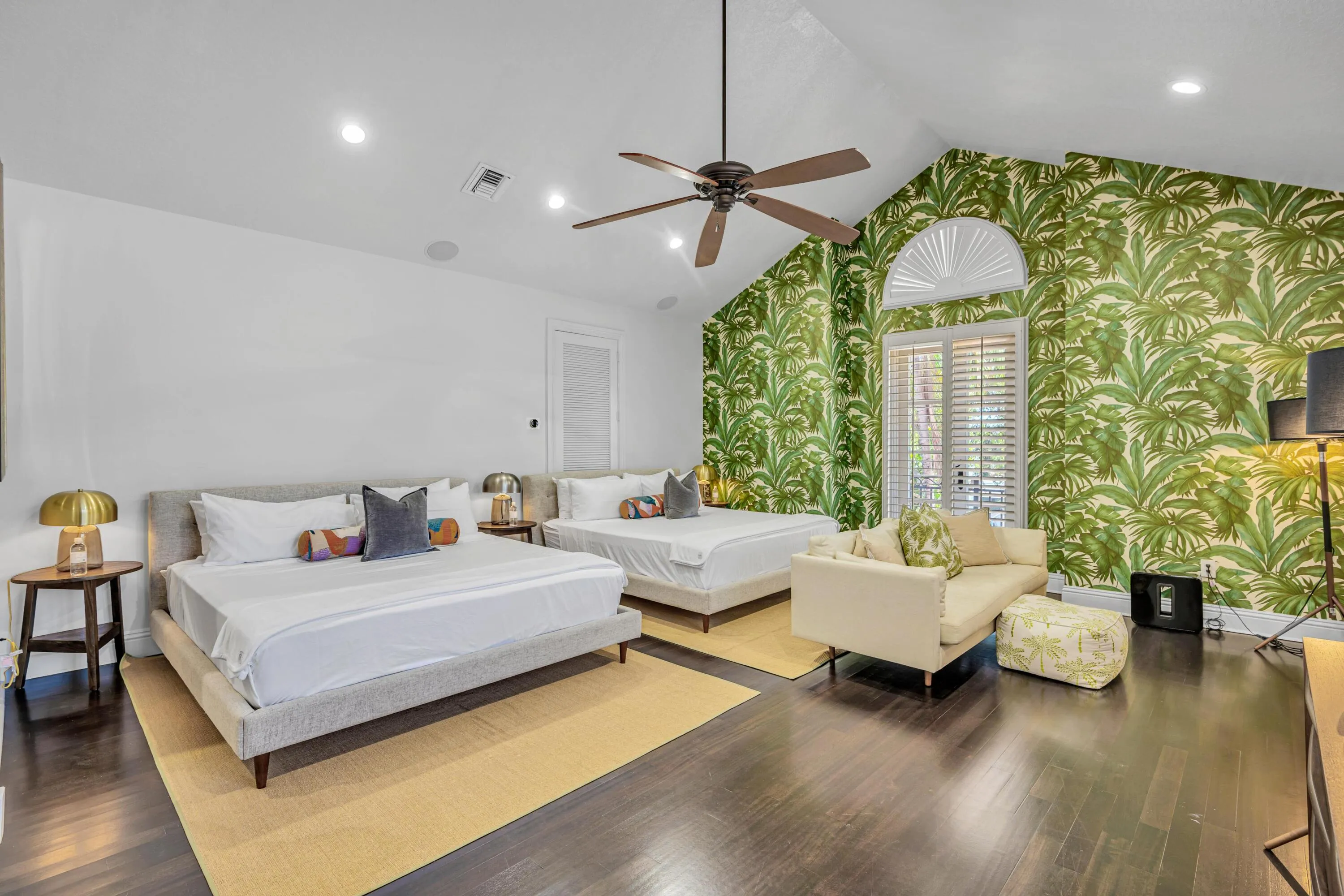 5th bedroom located over garage.