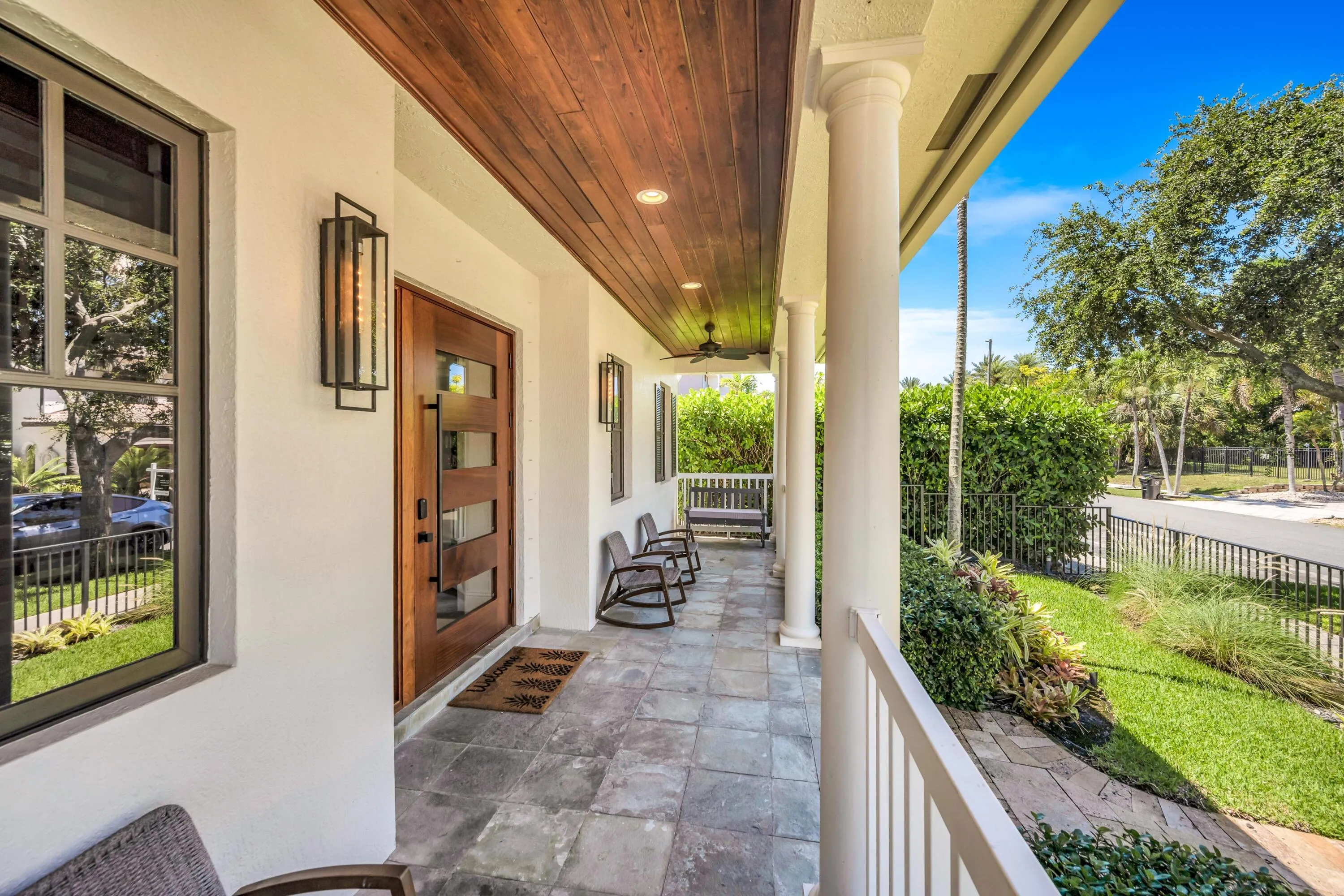 Covered front porch with room for seating to drink your morning coffee.