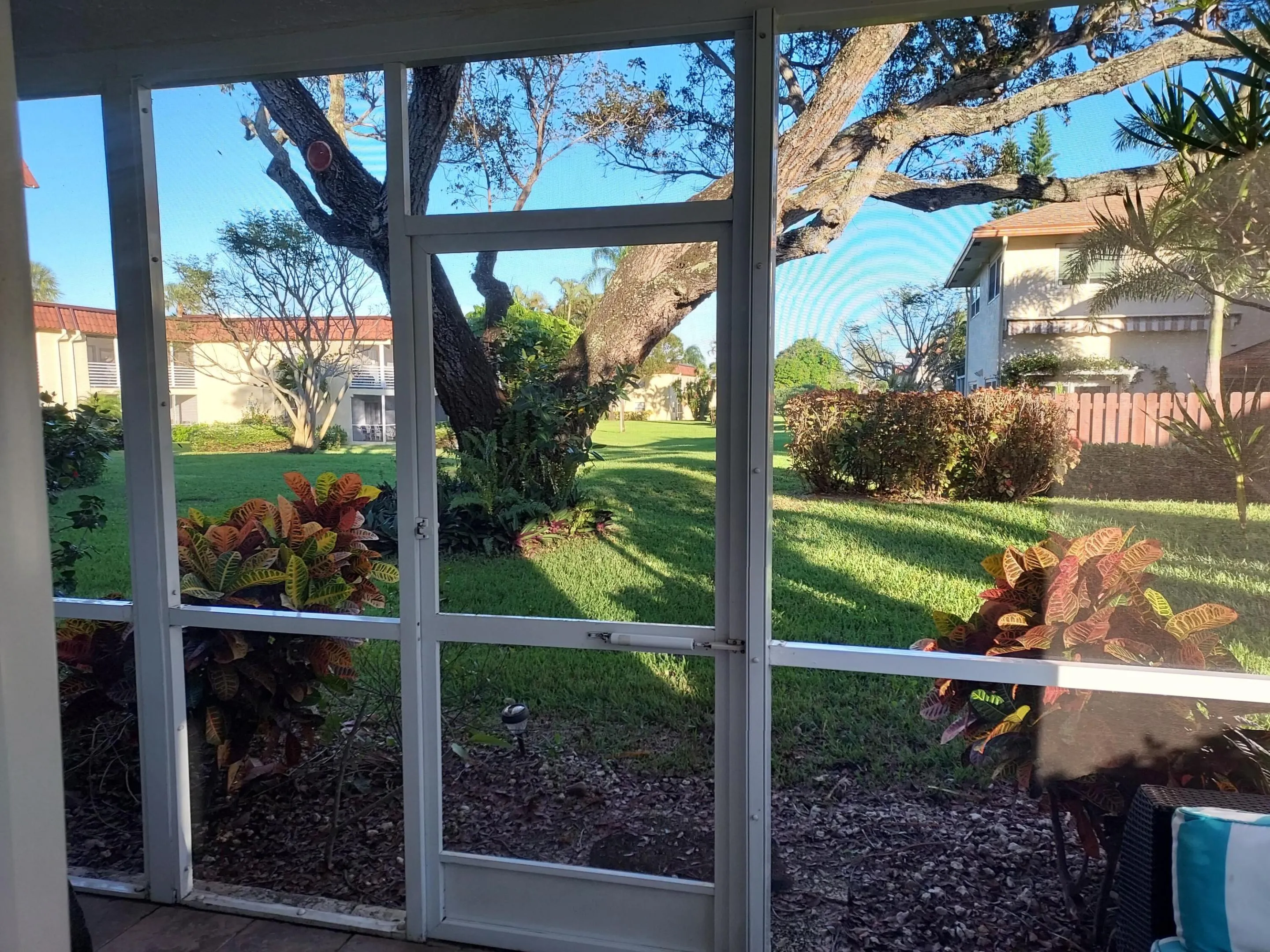 View from patio