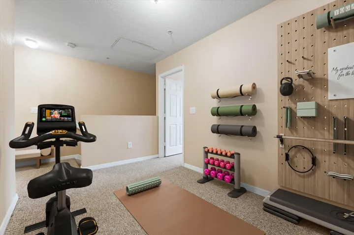 Virtually Staged as a Gym