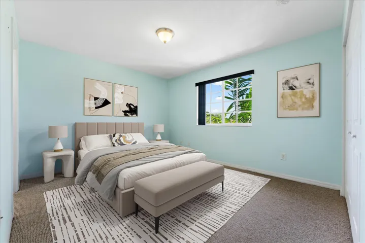 Virtually Staged Bedroom