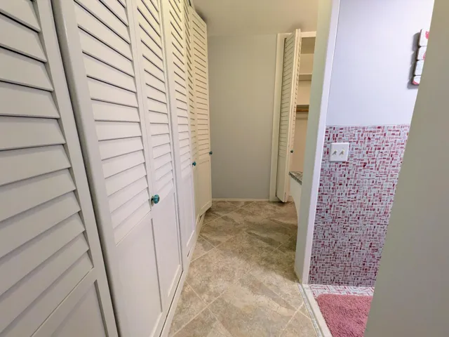 Primary bathroom closet