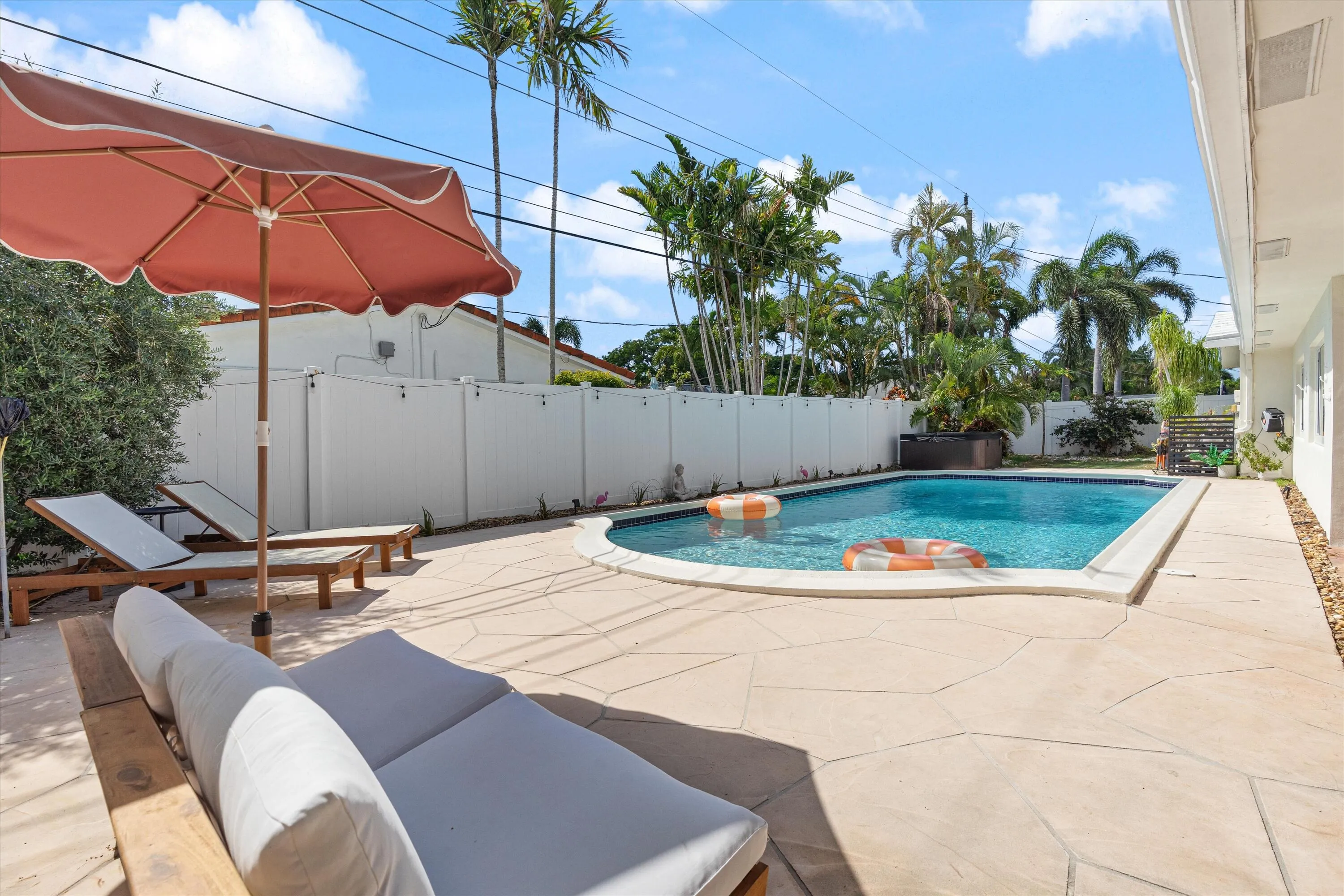 oversized pool