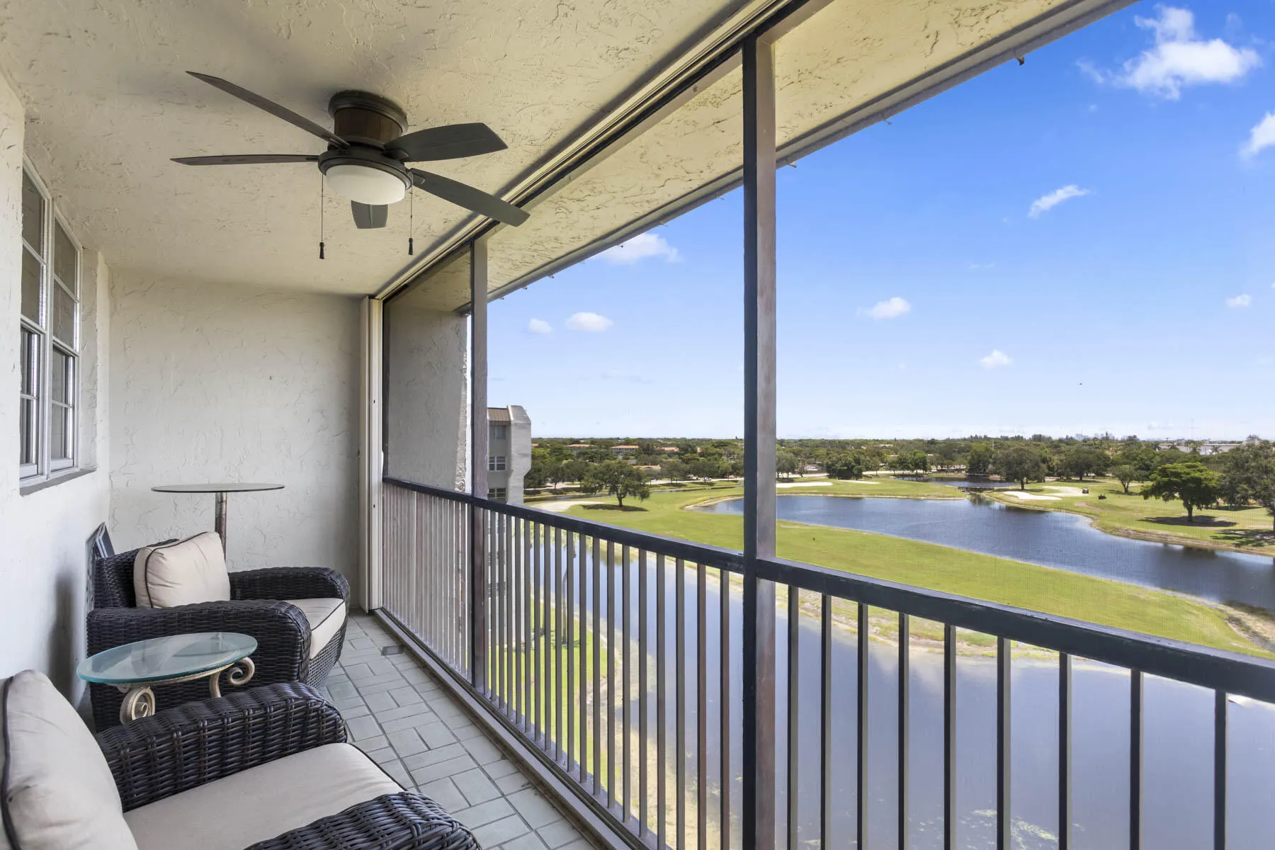Extra large balcony