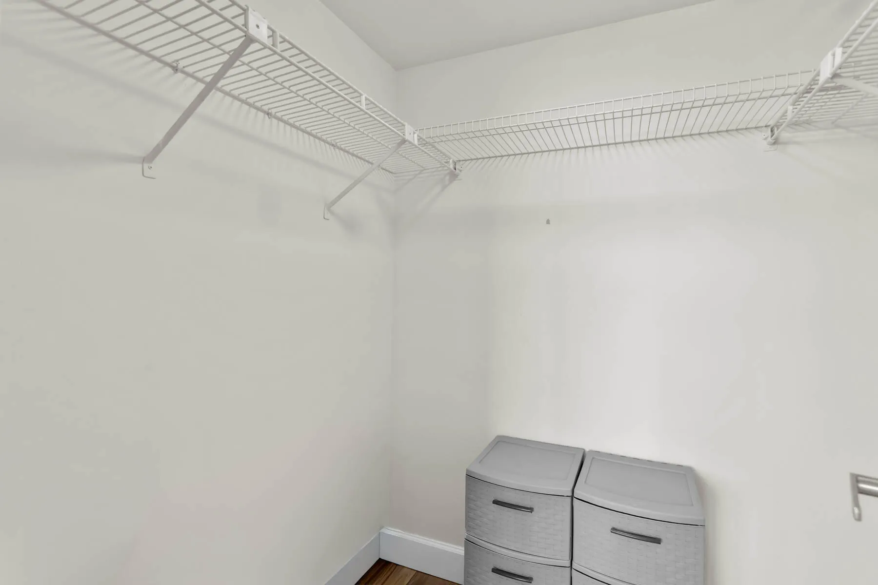 Primary walkin closet