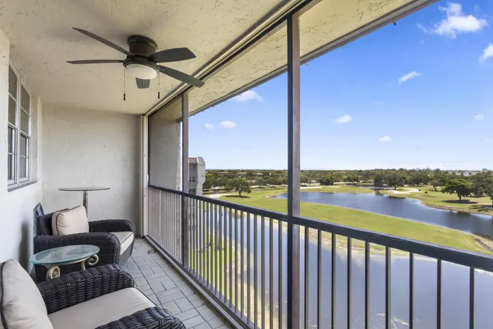 Extra large balcony